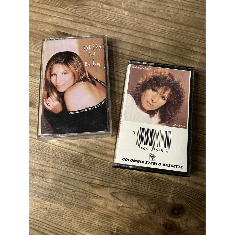 Barbara Streisand - Memories + Back To Broadway Lot Of 2 Cassette Tapes
